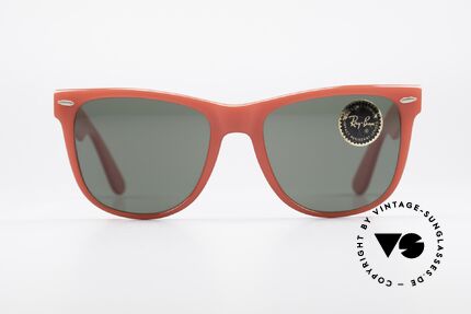 Ray Ban Wayfarer II Rare USA Wayfarer Pupurrot, Bausch & Lomb Qualitätsgläser (100% UV-Schutz), Passend für Damen