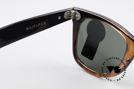 Ray Ban Wayfarer I Bausch&Lomb USA Sonnenbrille, KEIN Retronachbau, ein altes B&L USA-ORIGINAL!, Passend für Herren und Damen