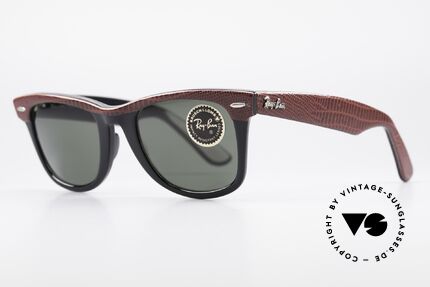 Ray Ban Wayfarer I Limitierte Leder Sonnenbrille, heute so oft kopiert und nie erreicht - (B&L USA), Passend für Herren und Damen Ray Ban Wayfarer I Limitierte Leder Sonnenbrille, heute so oft kopiert und nie erreicht - (B&L USA), Passend für Herren und Damen