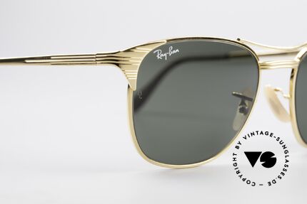 Ray Ban Signet Alte 80er B&L USA Ray-Ban, stabiler goldener Doppelsteg-Rahmen; W0386, Passend für Herren