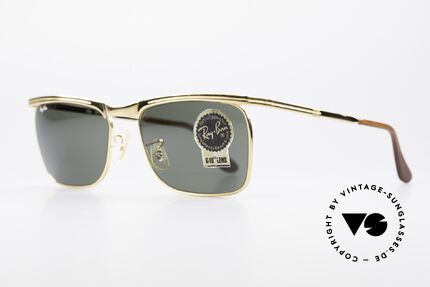 Ray Ban Signet Deluxe Vintage Sonnenbrille Klassisch, original RAY-BAN 80er Jahre Sonnenbrille, Passend für Herren