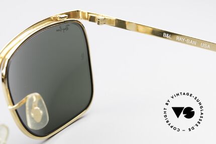 Ray Ban Signet Deluxe Vintage Sonnenbrille Klassisch, vergoldet mit Bausch&Lomb B&L Gläsern, Passend für Herren