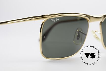 Ray Ban Signet Deluxe Vintage Sonnenbrille Klassisch, ungetragen (wie alle unsere 80er Ray Bans), Passend für Herren