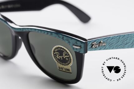 Ray Ban Wayfarer I B&L USA Sonnenbrille 80er, mit Bausch&Lomb Mineralgläsern; 100% UV Schutz, Passend für Herren und Damen
