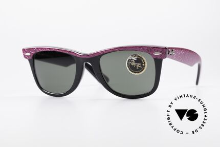 Ray Ban Wayfarer I 80er Sonnenbrille B&L USA, WAYFARER: der absolute Sonnenbrillenklassiker, Passend für Damen Ray Ban Wayfarer I 80er Sonnenbrille B&L USA, WAYFARER: der absolute Sonnenbrillenklassiker, Passend für Damen