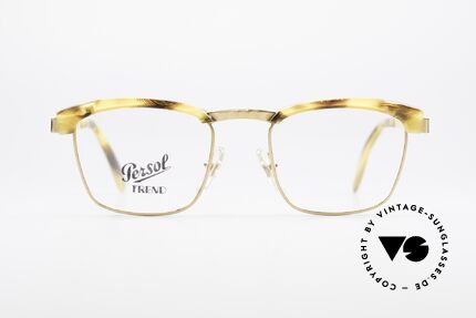 Persol Inge Ratti Gold Plated Vintage Brille, zeitloses Design und höchste Verarbeitungsqualität, Passend für Herren