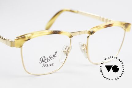 Persol Inge Ratti Gold Plated Vintage Brille, KEINE Retrobrille, ein ca. 30 Jahre altes ORIGINAL, Passend für Herren
