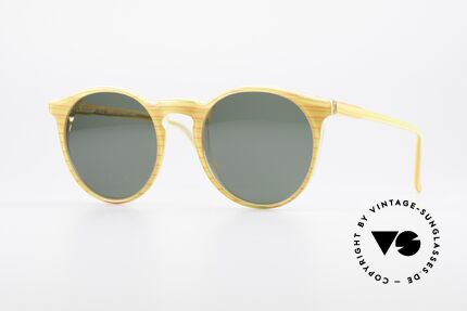 Alain Mikli 034 / 210 Designer Panto Sonnenbrille, zeitlose ALAIN MIKLI Paris Designer-Sonnenbrille, Passend für Herren und Damen