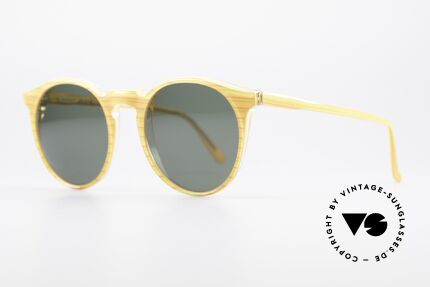 Alain Mikli 034 / 210 Designer Panto Sonnenbrille, im Stile der alten 'Tart Optical Arnel' aus den 60ern, Passend für Herren und Damen