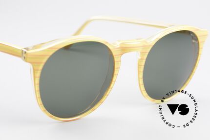 Alain Mikli 034 / 210 Designer Panto Sonnenbrille, ungetragen (wie alle unsere 1980er vintage Brillen), Passend für Herren und Damen