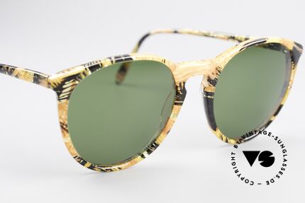Alain Mikli 901 / 393 Bernstein Optik Panto Brille, ungetragen (wie alle unsere 1980er vintage Brillen), Passend für Herren und Damen