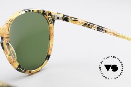 Alain Mikli 901 / 393 Bernstein Optik Panto Brille, KEINE Retromode, sondern ein altes Mikli-Original, Passend für Herren und Damen