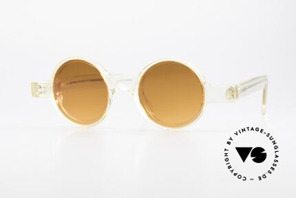 Alain Mikli 0150 / 100 Runde 80er Designer Brille, zeitlos runde Alain Mikli Paris Designer-Sonnenbrille, Passend für Herren und Damen