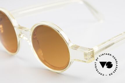 Alain Mikli 0150 / 100 Runde 80er Designer Brille, Qualitäts-Brille (hand made in Frankreich) von 1988, Passend für Herren und Damen