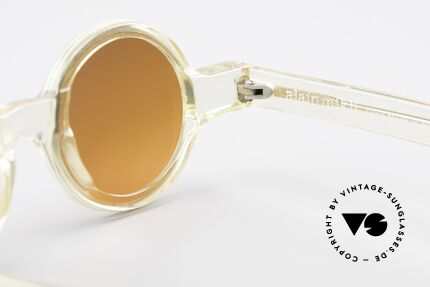 Alain Mikli 0150 / 100 Runde 80er Designer Brille, KEINE Retromode, sondern ein altes Mikli-ORIGINAL, Passend für Herren und Damen