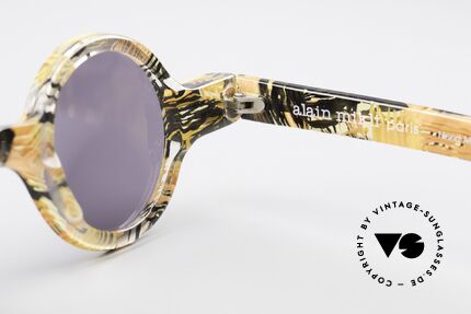 Alain Mikli 0150 / 393 Runde Designer Sonnenbrille, KEINE Retromode, sondern ein altes Mikli-ORIGINAL, Passend für Herren und Damen