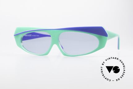 Alain Mikli 078 / 077 80er Hingucker Sonnenbrille, seltene vintage Designersonnenbrille von Alain Mikli, Passend für Herren und Damen