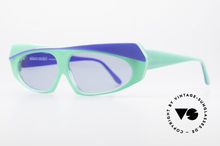 Alain Mikli 078 / 077 80er Hingucker Sonnenbrille, absoluter Mikli-Design-Klassiker aus dem Jahre 1983, Passend für Herren und Damen