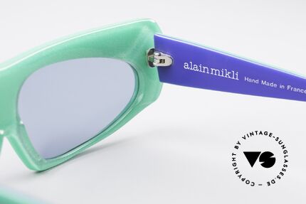 Alain Mikli 078 / 077 80er Hingucker Sonnenbrille, KEINE RETRO-BRILLE; ein kostbares altes ORIGINAL!, Passend für Herren und Damen