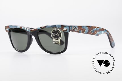 Ray Ban Wayfarer I Original Mosaic Wayfarer USA, berühmte Filmsonnenbrille der 80er Jahre; Kult!, Passend für Herren und Damen Ray Ban Wayfarer I Original Mosaic Wayfarer USA, berühmte Filmsonnenbrille der 80er Jahre; Kult!, Passend für Herren und Damen
