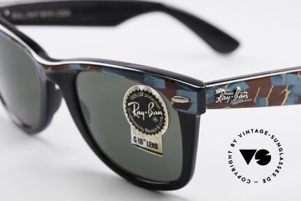 Ray Ban Wayfarer I Original Mosaic Wayfarer USA, ungetragen (wie alle unsere alten B&L Ray-Bans), Passend für Herren und Damen Ray Ban Wayfarer I Original Mosaic Wayfarer USA, ungetragen (wie alle unsere alten B&L Ray-Bans), Passend für Herren und Damen