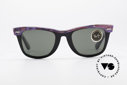 Ray Ban Wayfarer I 40 Jahre Alte USA Ray-Ban, Bausch & Lomb Qualitätsgläser (100% UV-Schutz), Passend für Herren und Damen