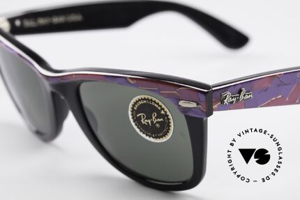 Ray Ban Wayfarer I 40 Jahre Alte USA Ray-Ban, ungetragen (wie alle unsere alten B&L Ray-Bans), Passend für Herren und Damen