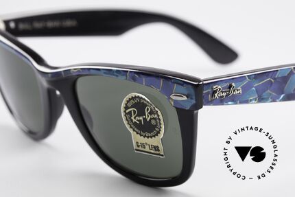 Ray Ban Wayfarer I Original Mosaic Wayfarer 80er, ungetragen (wie alle unsere alten B&L Ray-Bans), Passend für Herren und Damen Ray Ban Wayfarer I Original Mosaic Wayfarer 80er, ungetragen (wie alle unsere alten B&L Ray-Bans), Passend für Herren und Damen