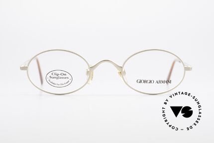 Giorgio Armani 122 Vintage Clip On Sonnenbrille, Größe: small, Passend für Herren und Damen