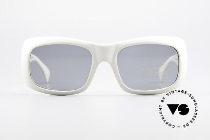 Alain Mikli 5105 / 102 Vintage 90er XL Sonnenbrille, markante Form, Top-Qualität und 100% UV Schutz, Passend für Herren und Damen