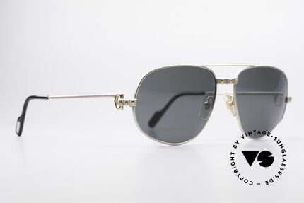Cartier Romance Santos - XL Palladium Luxus Sonnenbrille, teure 'Palladium-Edition': sehr leicht & komfortabel, Passend für Herren Cartier Romance Santos - XL Palladium Luxus Sonnenbrille, teure 'Palladium-Edition': sehr leicht & komfortabel, Passend für Herren