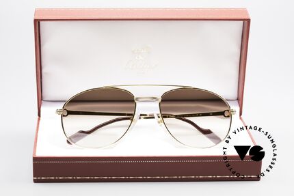 Cartier Driver Luxus Piloten Sonnenbrille, ungetragen (wie all unsere kostbaren vintage CARTIERS), Passend für Herren