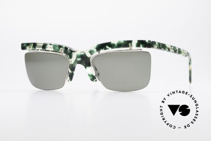 Alain Mikli 620 / 290 Außergewöhnliche 80er Brille, Alain Mikli vintage Designer-Sonnenbrille von 1988, Passend für Herren und Damen