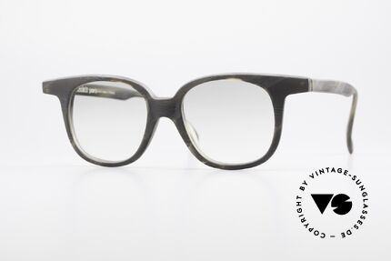 Alain Mikli 919 / 450 Eckige Pantobrille Holzoptik, vintage Designersonnenbrille von ALAIN MIKLI, Passend für Herren und Damen