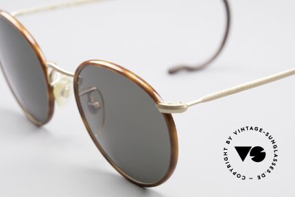 Giorgio Armani 104 90er Sport Pantosonnenbrille, elegante Farbkombination (helles schildpatt & gold), Passend für Herren