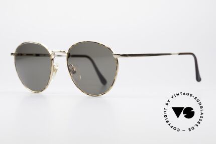 Giorgio Armani 166 Panto Sonnenbrille Herren, wahre 'Gentlemen-Brille' in Top-Qualität (Gr. 51-19), Passend für Herren