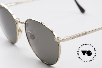 Giorgio Armani 166 Panto Sonnenbrille Herren, ungetragen (wie alle unsere 90er J. DesignKlassiker), Passend für Herren