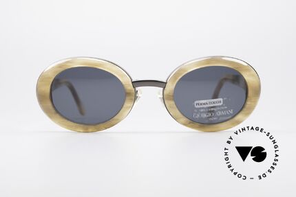 Giorgio Armani 945 Designer Sonnenbrille Damen, tolle Kombination von Farben, Mustern und Materialien, Passend für Damen