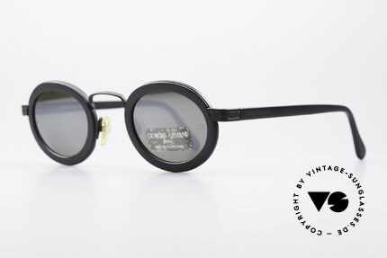 Giorgio Armani 631 Ovale Sonnenbrille Verspiegelt, graviert, entspiegelt & kratzfest (beste Optiker-Qualität), Passend für Herren und Damen