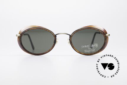Giorgio Armani 666 Sonnenschutz Blenden Brille, absolute Top-Qualität der Gläser (Mineralglas, 100% UV), Passend für Herren und Damen
