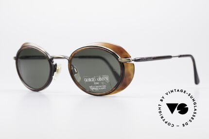 Giorgio Armani 666 Sonnenschutz Blenden Brille, graviert, entspiegelt & kratzfest (beste Optiker-Qualität), Passend für Herren und Damen