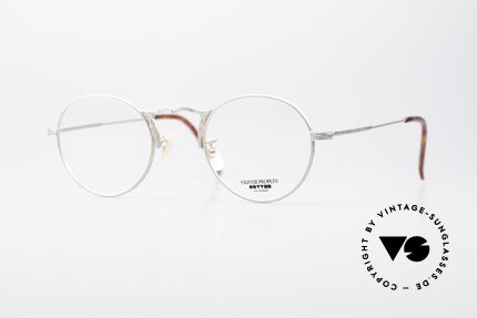 Oliver Peoples OP7M Rare Vintage Brillenfassung, vintage Oliver Peoples Brillenfassung der frühen 90er, Passend für Herren und Damen