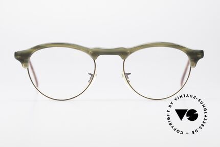 Oliver Peoples OP24 Rare 80er Designer Brille, Brillendesign inspiriert vom 20er Art Deco Jahrzehnt, Passend für Herren und Damen