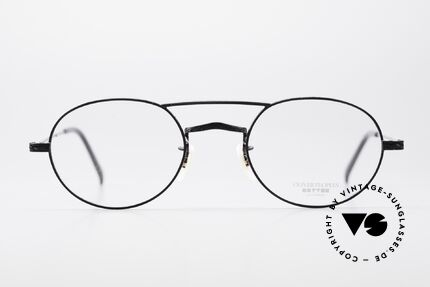 Oliver Peoples August Außergewöhnliche 90er Brille, eine außergewöhnliche Fassungsform mit Gravuren, Passend für Herren und Damen