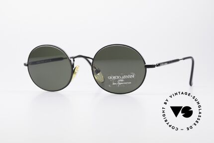 Giorgio Armani 172 Ovale No Retro Sonnenbrille, vintage Designer-Sonnenbrille von Giorgio Armani, Passend für Herren und Damen