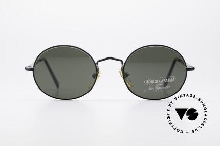 Giorgio Armani 172 Ovale No Retro Sonnenbrille, klassische, ovale Form in KLEINER Größe (122mm), Passend für Herren und Damen