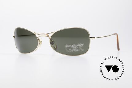 Giorgio Armani 660 Vintage 90er Sonnenbrille, vintage Designer-Sonnenbrille von Giorgio Armani, Passend für Herren und Damen