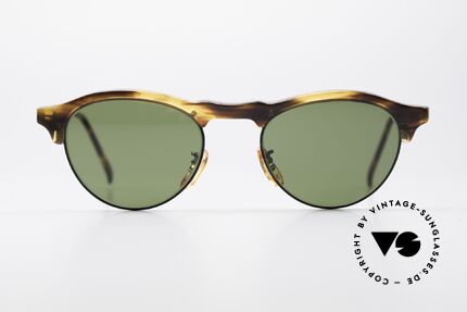Oliver Peoples OP24 Designer Sonnenbrille 80er, Brillendesign inspiriert vom 20er Art Deco Jahrzehnt, Passend für Herren und Damen