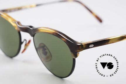 Oliver Peoples OP24 Designer Sonnenbrille 80er, erstklassige Kombination / Verarbeitung d. Materialien, Passend für Herren und Damen