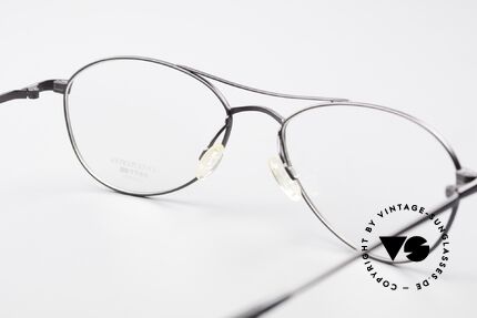 Oliver Peoples Aero Ungewöhnliche Aviator Brille, KEINE Retromode, sondern ein 25 Jahre altes Original, Passend für Herren
